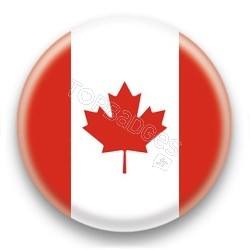 Badge Drapeau Canada