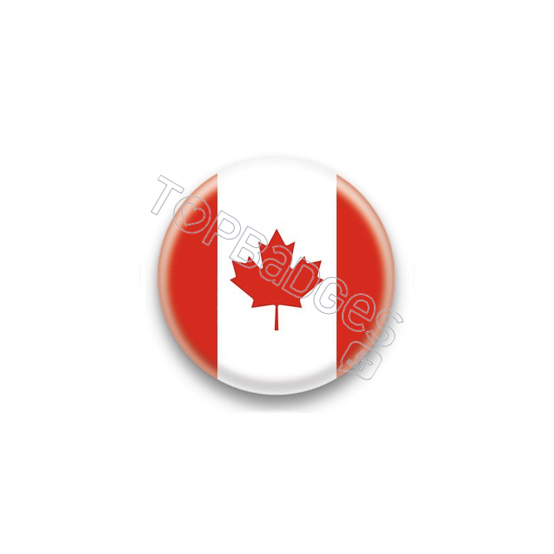 Badge Drapeau Canada