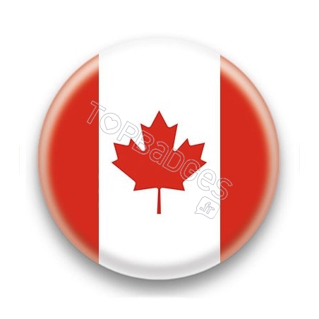 Badge Drapeau Canada