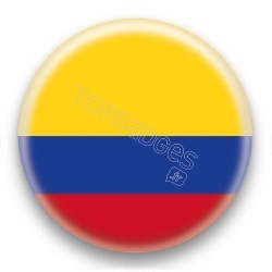 Badge Drapeau Colombie