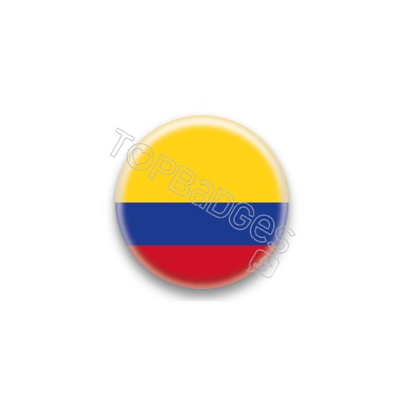 Badge Drapeau Colombie
