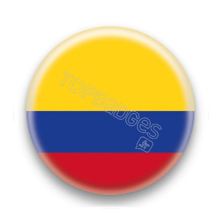 Badge Drapeau Colombie