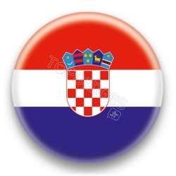 Badge Drapeau Croatie