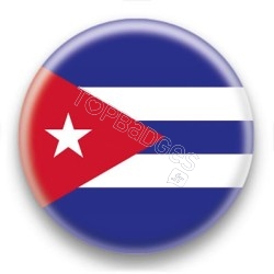 Badge Drapeau Cuba