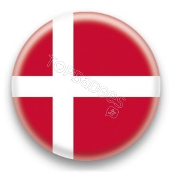 Badge Drapeau du Danemark