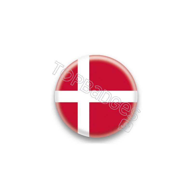 Badge Drapeau du Danemark