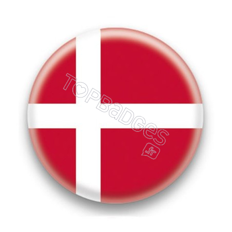 Badge Drapeau du Danemark