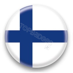 Badge Drapeau Finlande