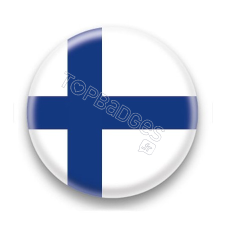 Badge Drapeau Finlande