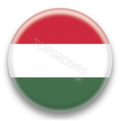 Badge Drapeau Hongrie