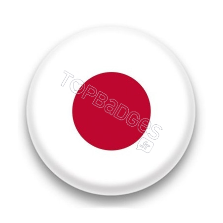 Badge : Drapeau Japon