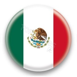 Badge Drapeau Mexique