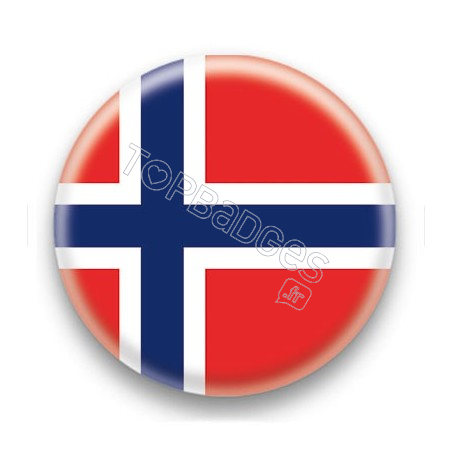 Badge Drapeau Norvège