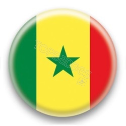 Badge Drapeau Sénégal