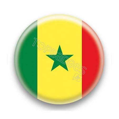 Badge Drapeau Sénégal