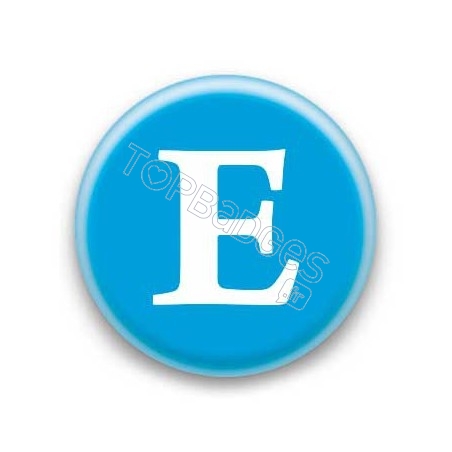 Badge Lettre E