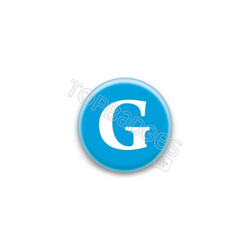 Badge Lettre G