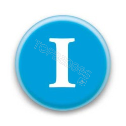 Badge Lettre I