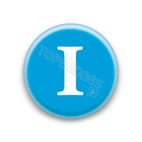 Badge Lettre I