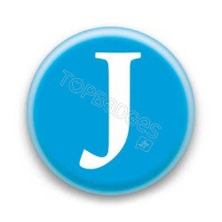 Badge Lettre J