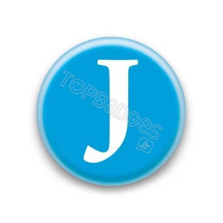 Badge Lettre J