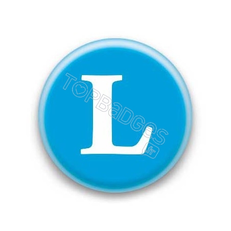 Badge Lettre L