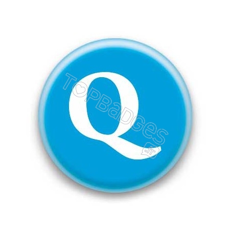 Badge Lettre Q