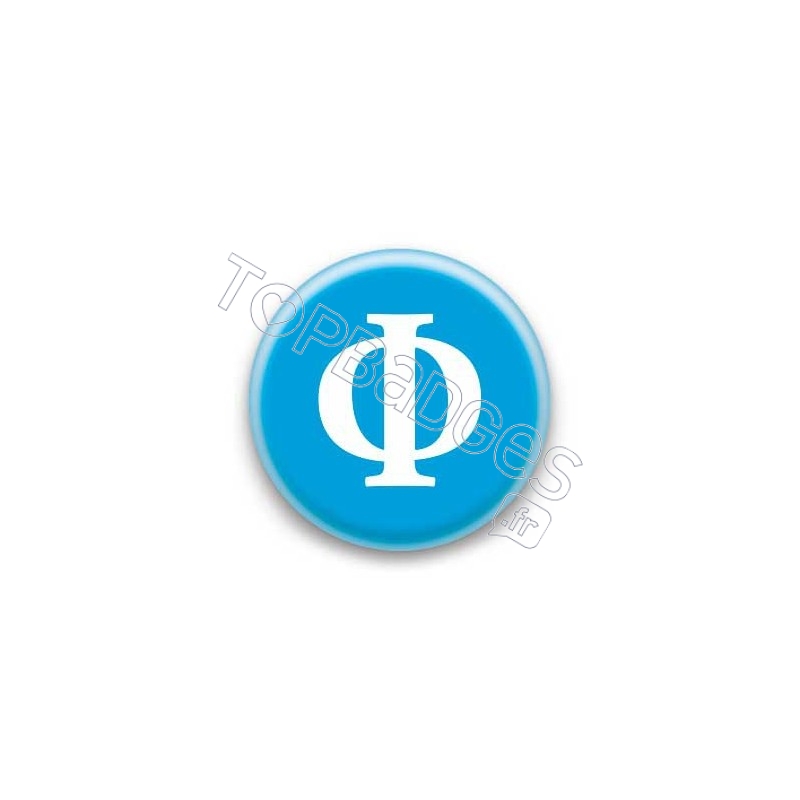 Badge Lettre grecque PH