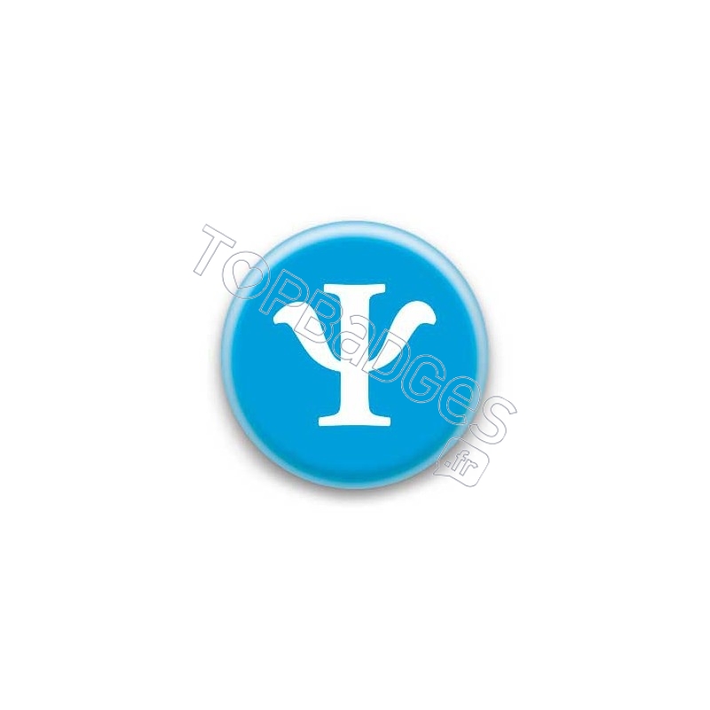 Badge Lettre grecque PS