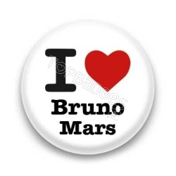 Badge : I love Bruno Mars