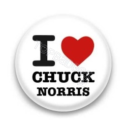 Badge : I love Chuck Norris