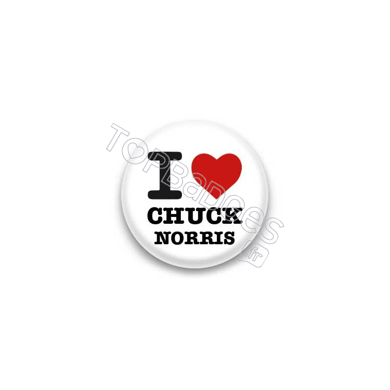 Badge : I love Chuck Norris