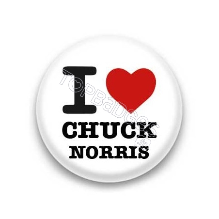 Badge : I love Chuck Norris