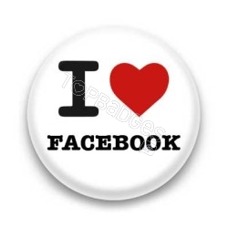 Badge I Love Facebook