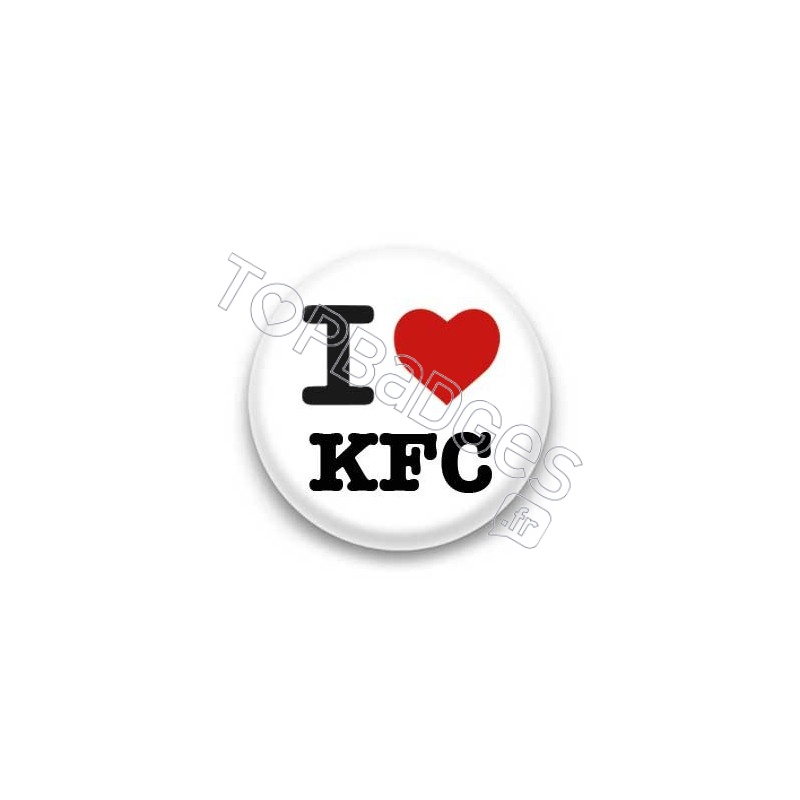 Badge I Love KFC