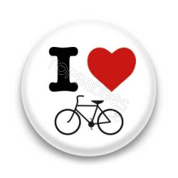 Badge I Love vélo