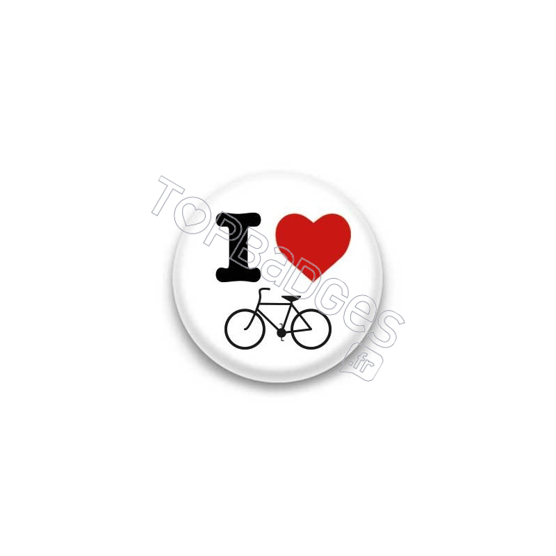 Badge I Love vélo