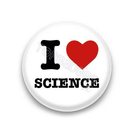 Badge I Love science