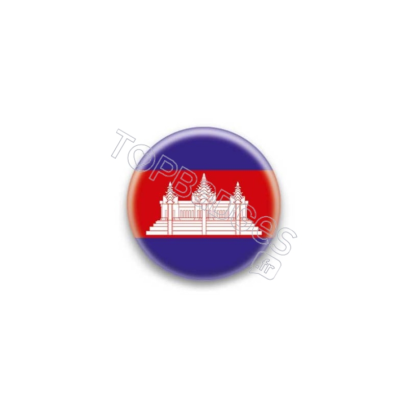 Badge Drapeau du Cambodge