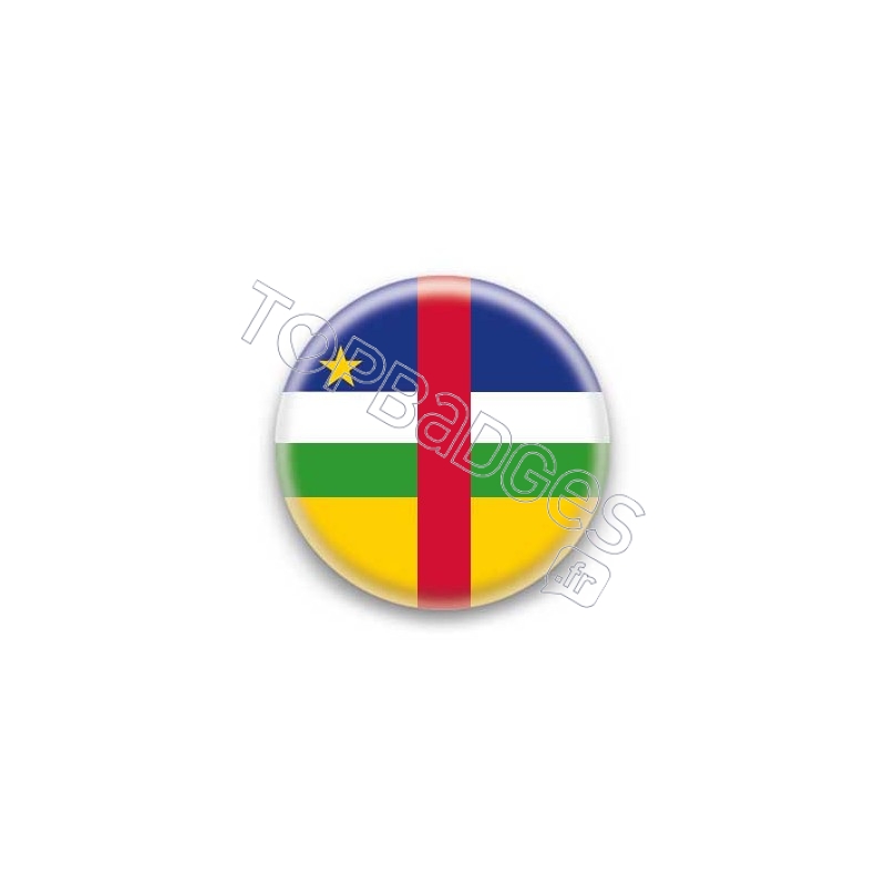 Badge Drapeau Centrafrique