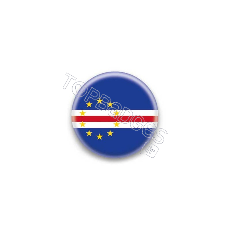 Badge Bouton 25mm Drapeau Cap vert