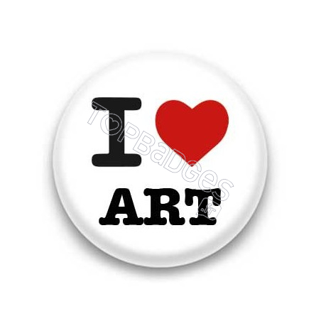 Badge I Love art