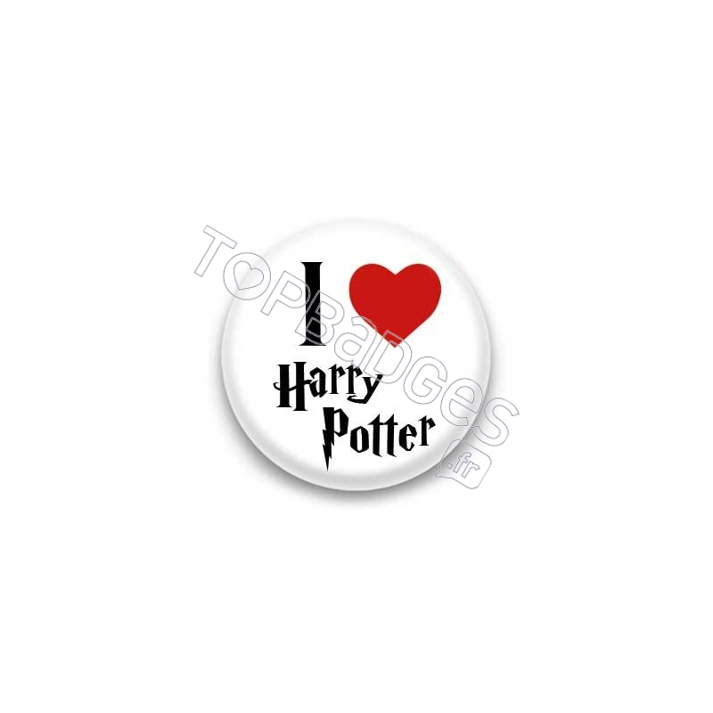 Badge I Love Harry Potter