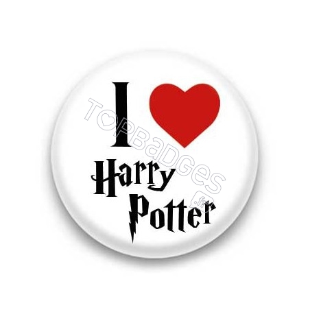 Badge I Love Harry Potter