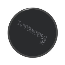 Badge Chat Gris