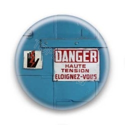 Badge Leeroy - danger
