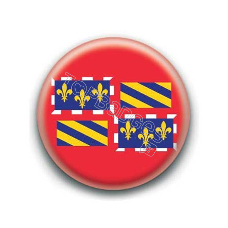 Badge drapeau Bourgogne