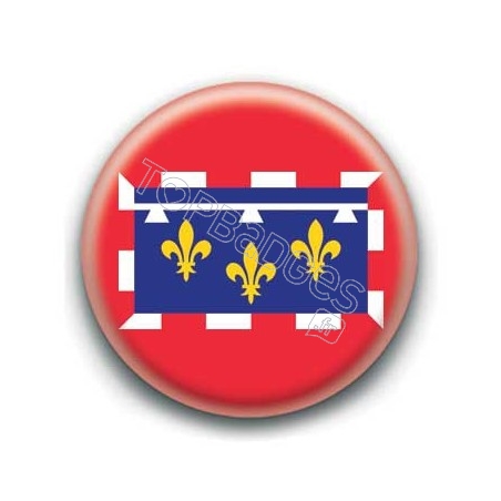 Badge drapeau Centre-Val-de-Loire