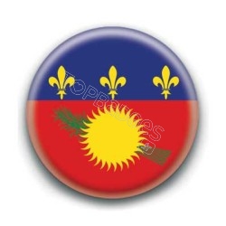 Badge drapeau Guadeloupe