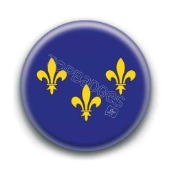 Badge drapeau Ile de France